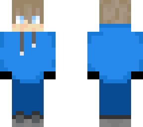blond boy with blue hoodie