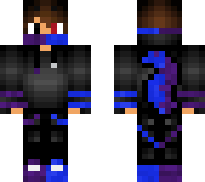 blue and purpple
