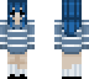 blue hair bab