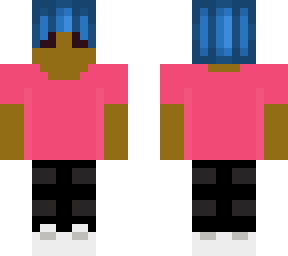 blue hair e-boy