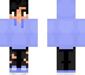 blue simple dood