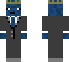 blue wool in a suit