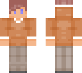 boy with orange hoodie