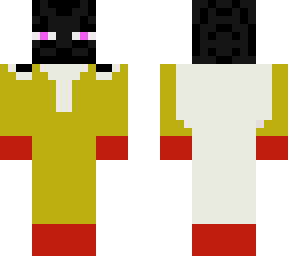 enderman in one punch man suit