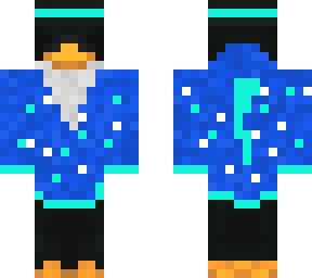 frost wizard penguin with beard