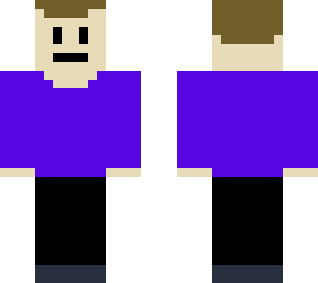 funny purple shirt guy
