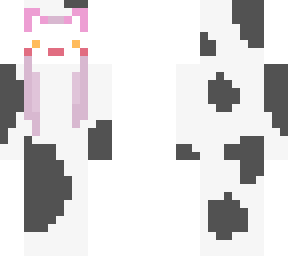 ghostly in a cow onsie