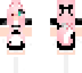 girl in maid dress