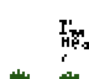 grass (good for hide and seek)