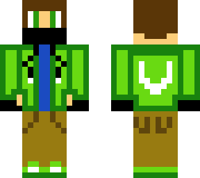 green hoodie