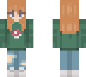 me with the sweater