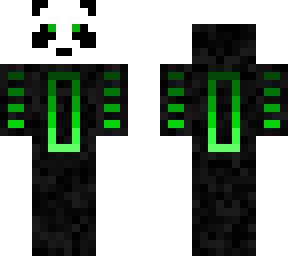 panda but it's green