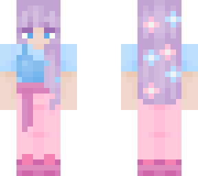 pastel flower girl