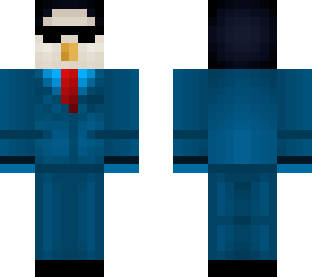 penguin with blue suit
