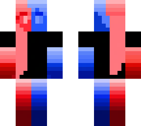 red and blue