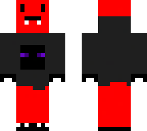 red dinosaur with hoodie(original skin made by killeryking)