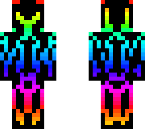 teachmeplsbud rainbow skin