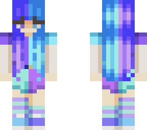 two tone - hair base full skin