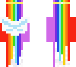 a colourful angel