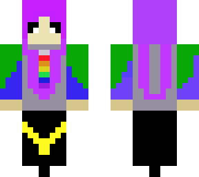 a girl mc skin ( purple )