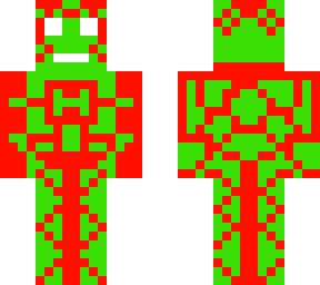 a green and red thing