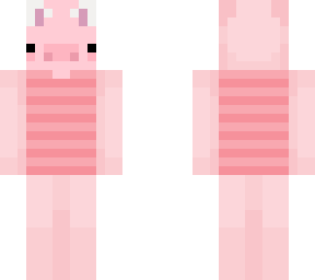 a piggu in a pig onezie
