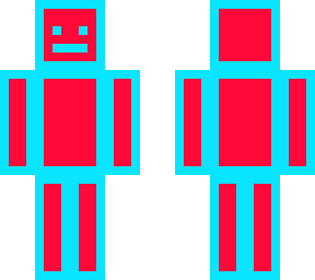 a red and turquoise thing