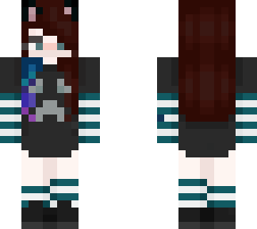 addixt creeper shirt and cat ears