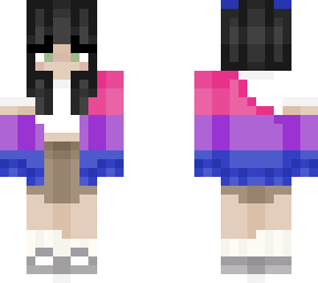bi black hair girl
