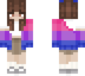 bi brunette girl