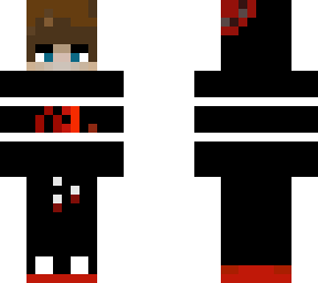 black and red