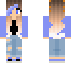 blue axolotl girl