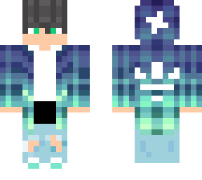 blue cool boy gamer