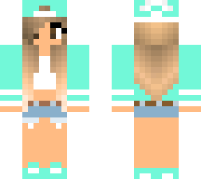blue cool girl