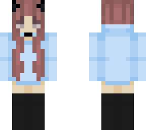 blue hoodie