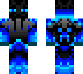 blue neon enderman gamer (fixed)