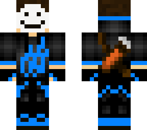blue preston teen with dream mask