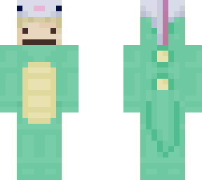 boy with cute axolotl on head <3