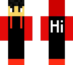 boy with red hoddie