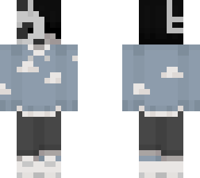 cloud boy with panda mask
