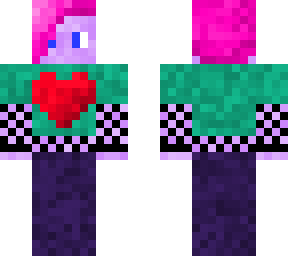 emo purple skin