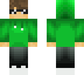 green hoodie