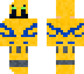 man in gold armor
