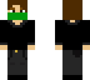 me with a green mask (slim)
