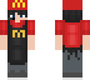 me with mcdonalds outfit