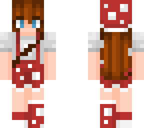 mushroom girl amanita