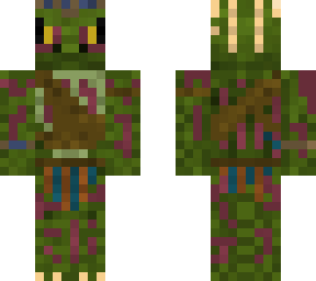 painted tribal lizard