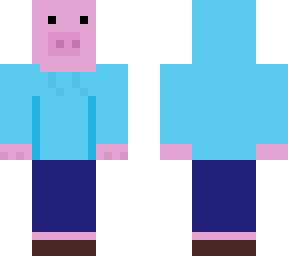 pig with hoodie