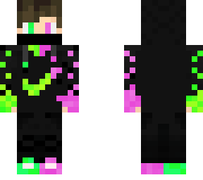 pink and green skin
