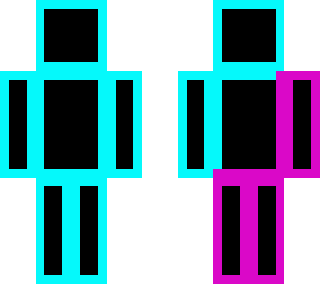 pink-blue neon